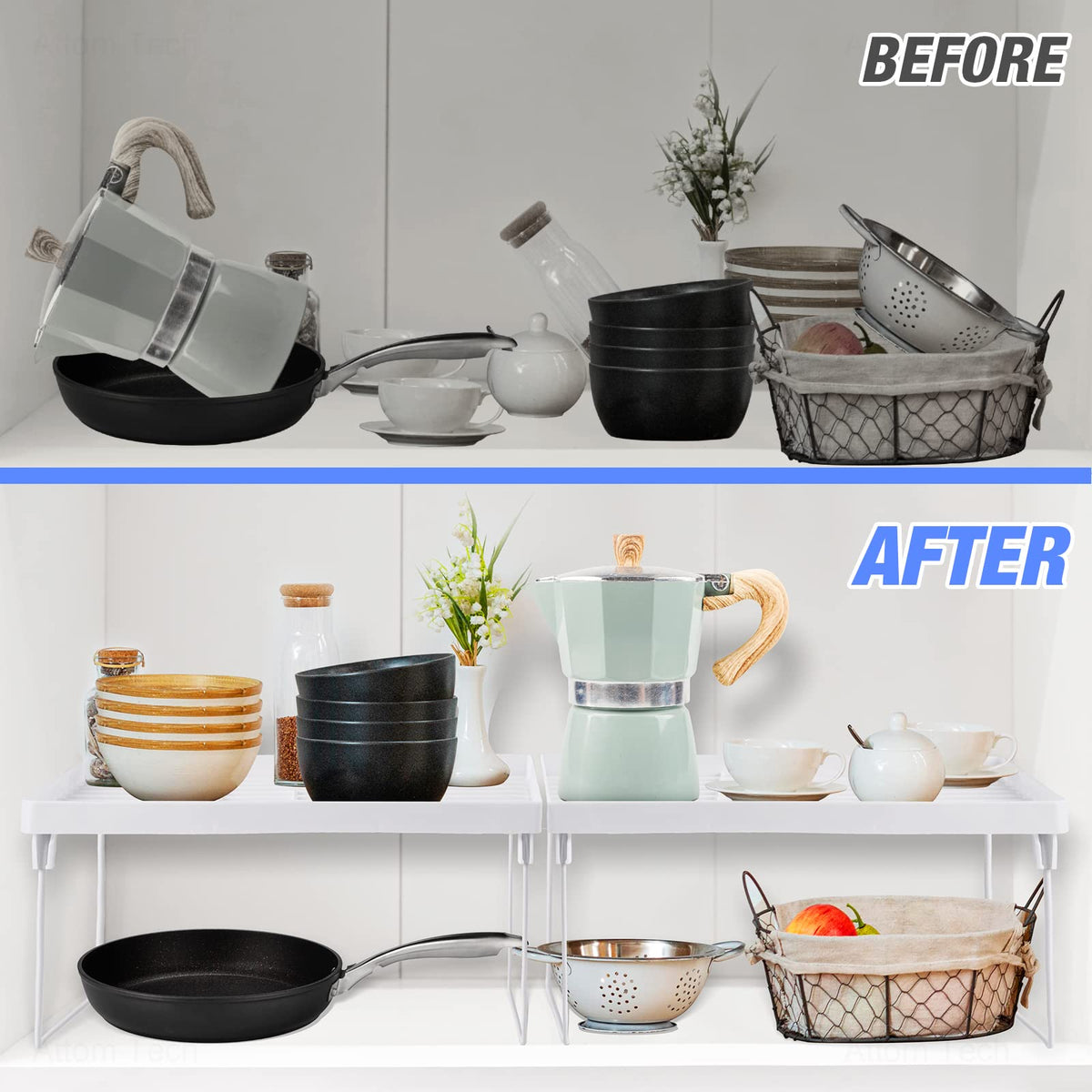 NiHome top-draining rack converts to a dish-drainer when brackets are removed