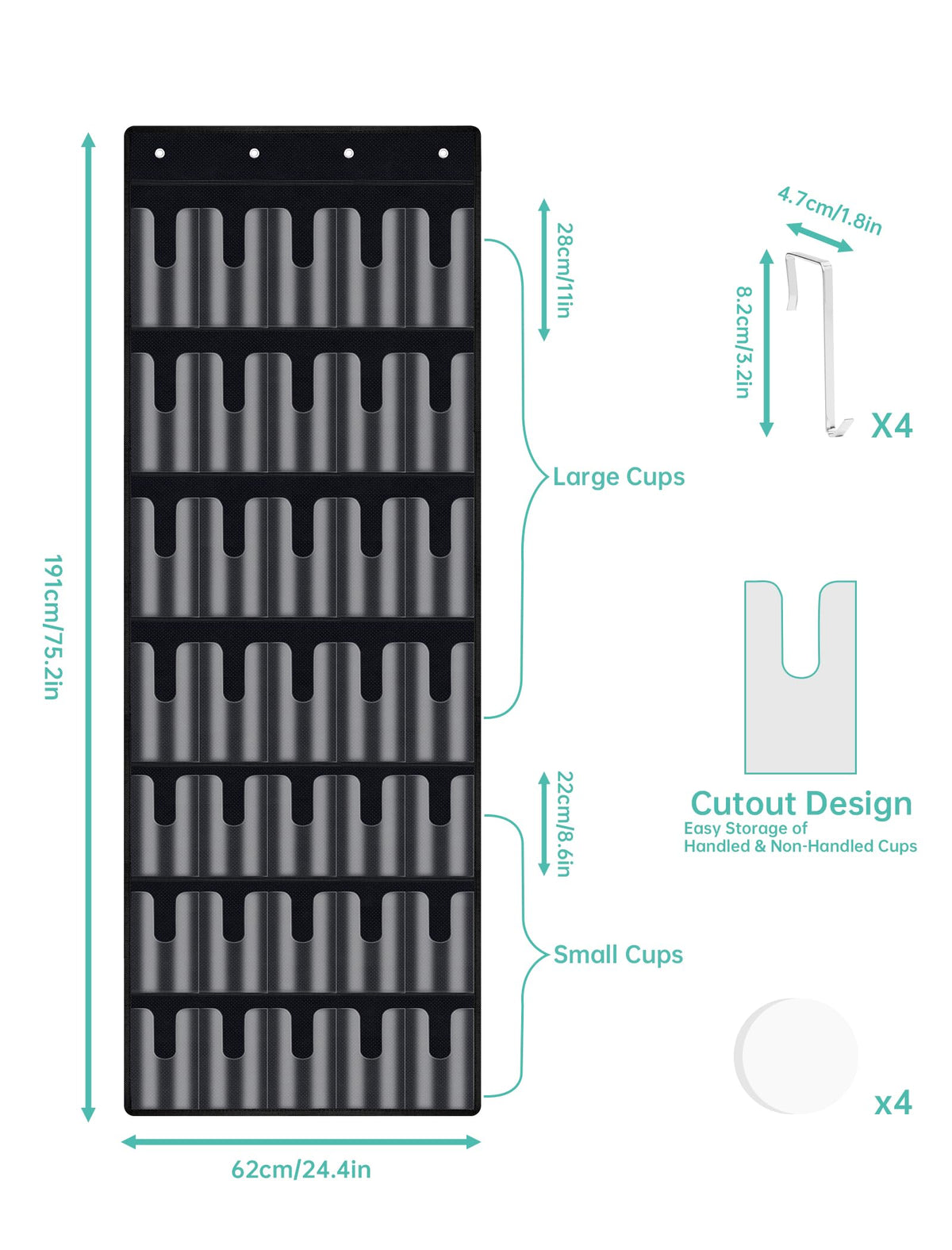 Transparent BPA-free design keeps contents visible and safe.