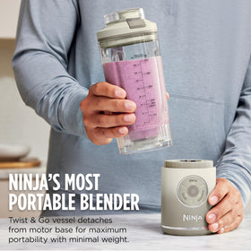 Ninja Powerblast technology powers through ice and frozen fruit