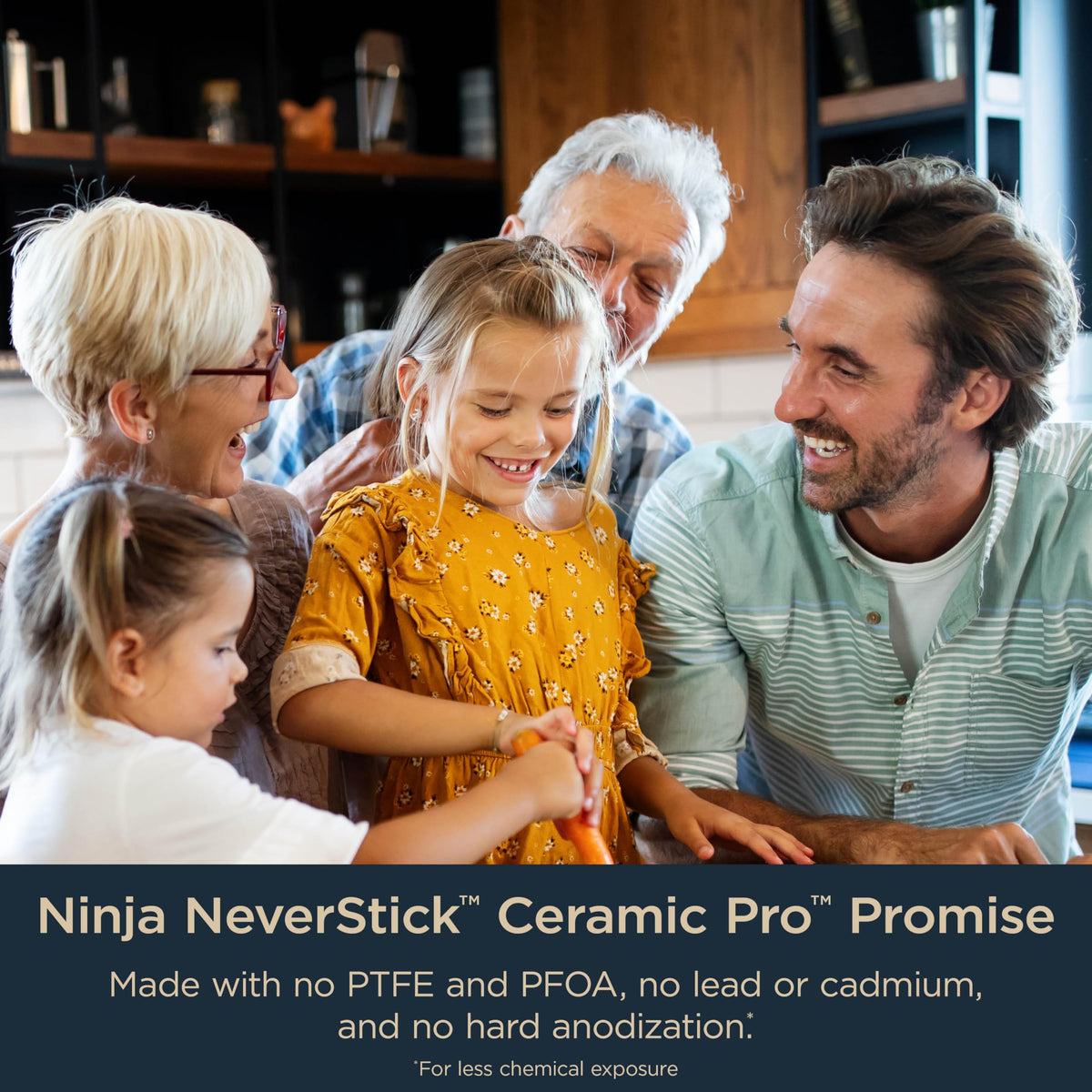 Ninja Ceramic Pro 11-Piece Set 2qt saucepan with lid supports precise sauce tasks