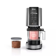 Ninja CREAMi NC301 7-In-1 Ice Cream Maker – Creamify Tech, Re-Spin, 3-Step Prep – Renewed Cloud Silver