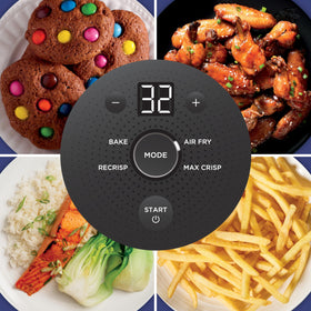 Ninja Crispi dishwasher-safe components simplify cleanup after meals.