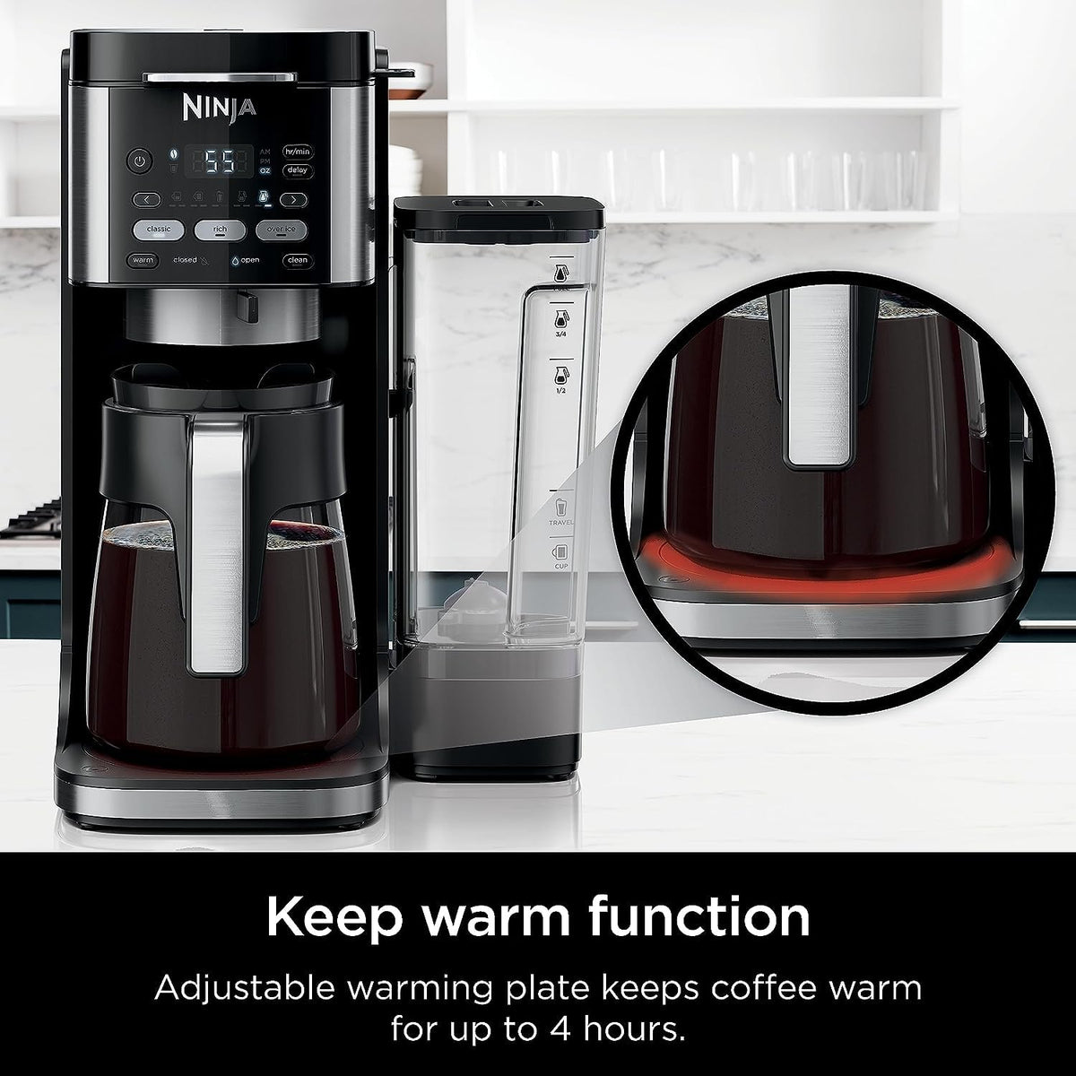 Ninja DualBrew offers 4 pod brew sizes for quick pods