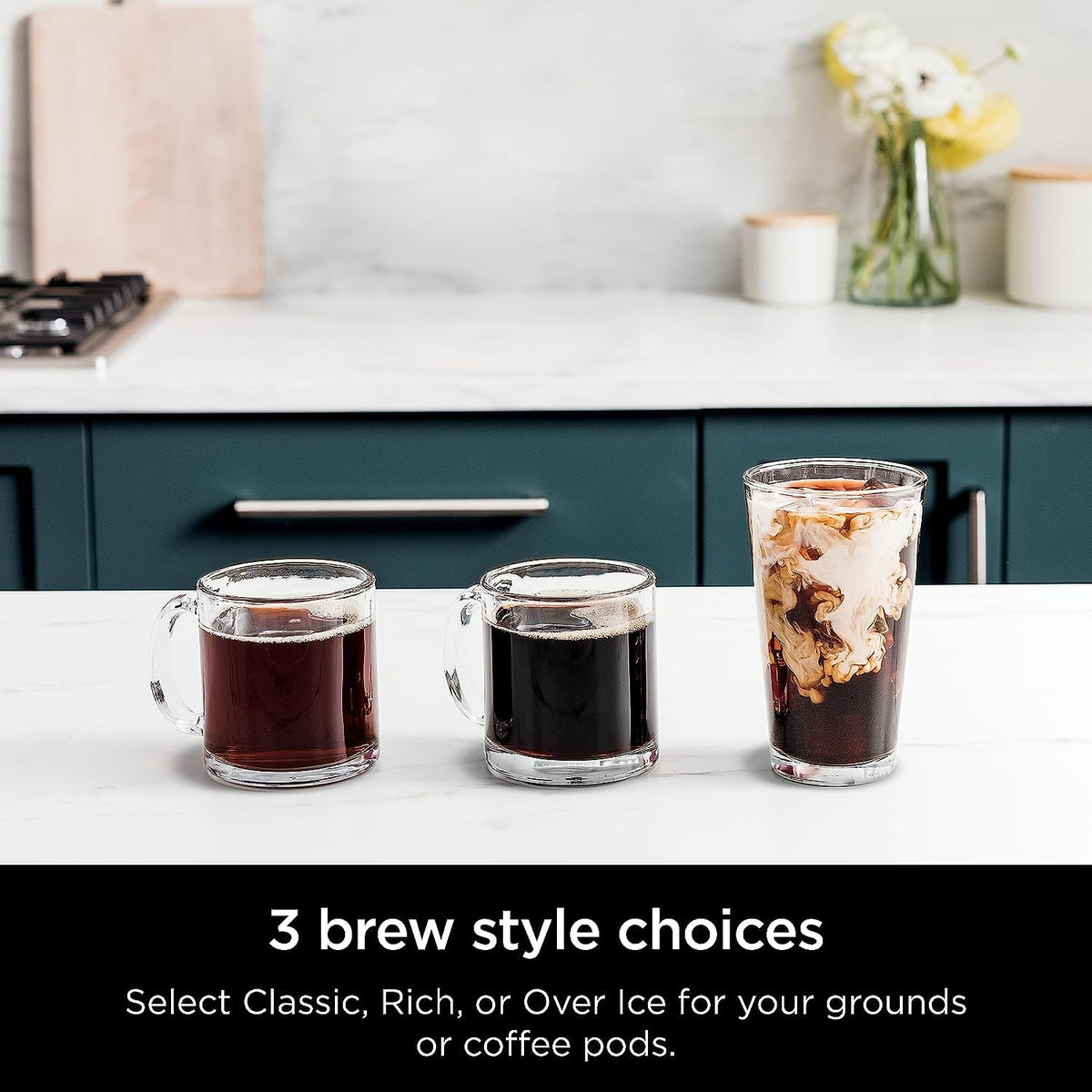 Ninja DualBrew foldable single-serve platform elevates mugs to reduce splashes
