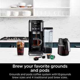 Ninja DualBrew Pro 70oz-removable-reservoir enables easy refills.