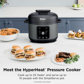 Ninja HyperHeat 9-in-1 pressure cook function speeds dinners.