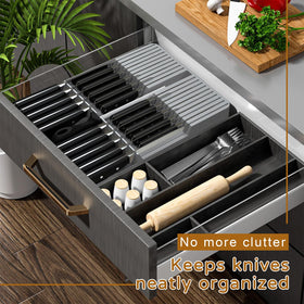 NIUXX in-drawer setup helps streamline kitchen organization