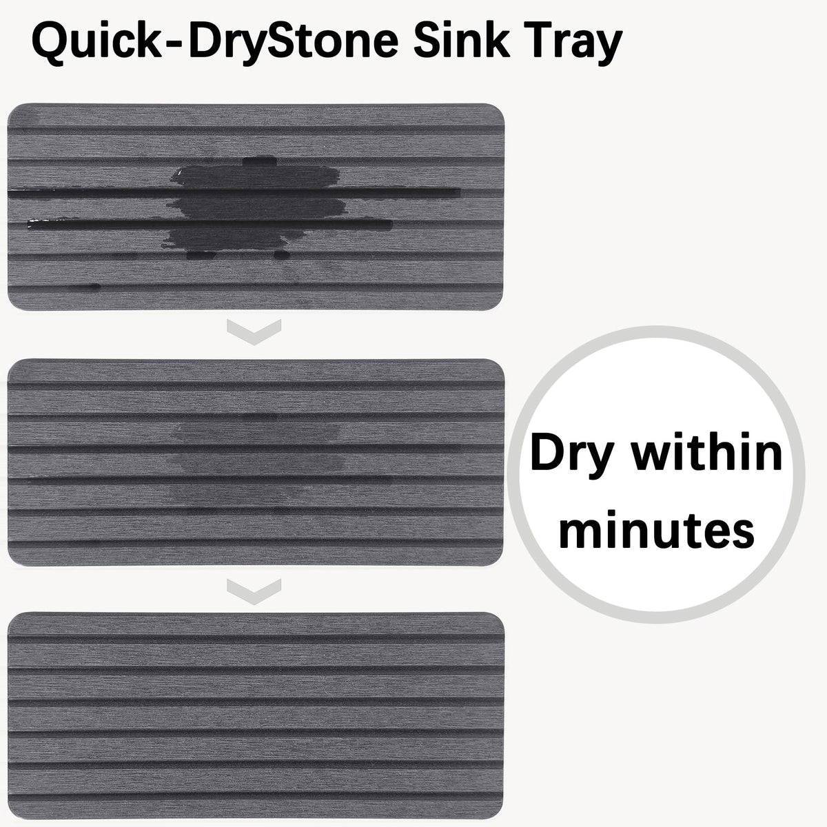 NiuYichee drying mat keeps kitchen counters dry and tidy