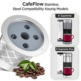 NOALTO top seal prevents spills during brewing.