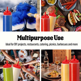 Norcalway customizable nozzle allows thicker sauces or thin liquids.