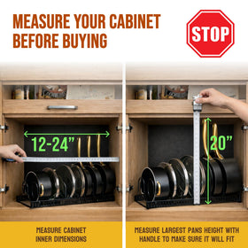 Norcalway expandable organizer fits full-length or two racks for flexibility.