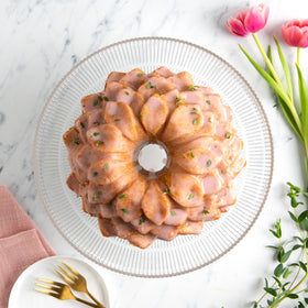 Nordic Ware Bundt Pan Toffee bake release with nonstick surface for easy cleanup.