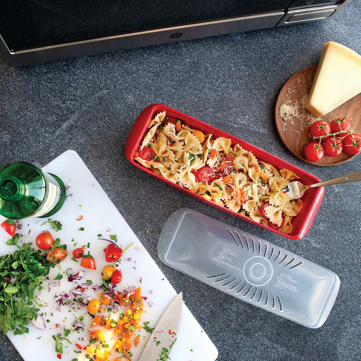Nordic Ware USA-made pasta cooker for reliable, durable kitchen helper.