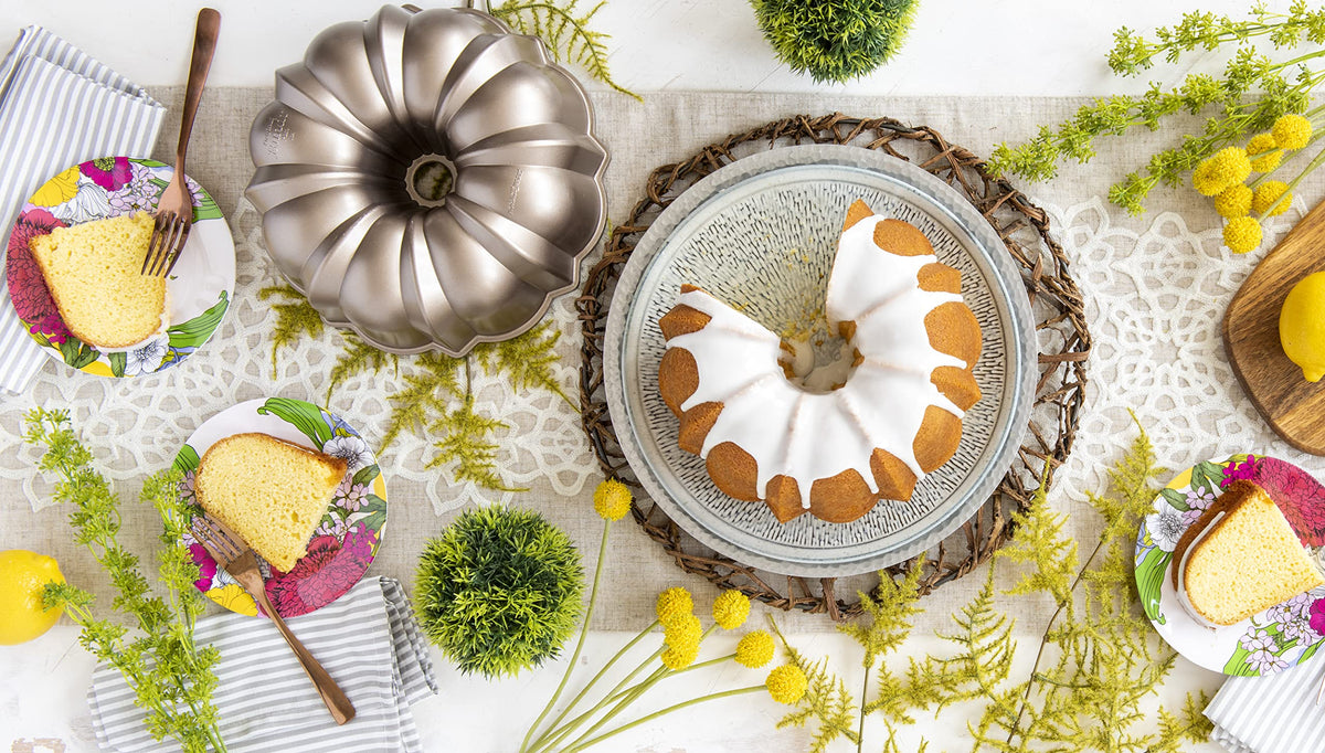 Nordic Ware Toffee Bundt pan ready for pull-apart bread or monkey bread