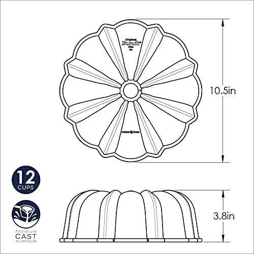 Nordic Ware 400°F oven-safe Toffee Bundt pan elevates holiday and everyday baking