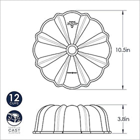 Nordic Ware 400°F oven-safe Toffee Bundt pan elevates holiday and everyday baking