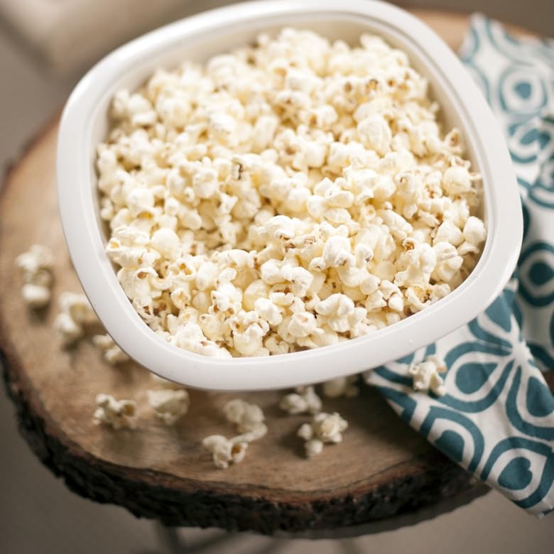 Nordic Ware top-rack dishwasher-safe popper simplifies cleanup after family popcorn sessions.