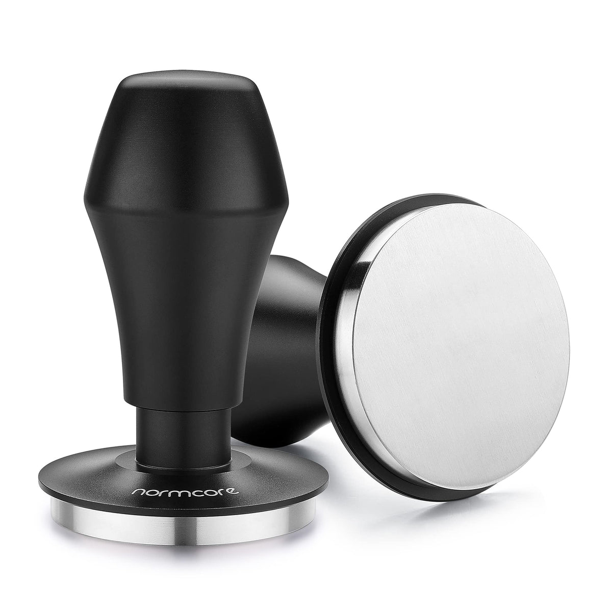 Normcore tamper spring system highlights adjustable pressure for personalized tamping.