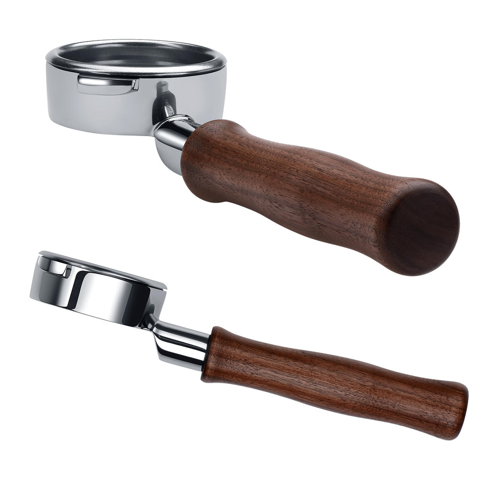 Normcore naked portafilter 58mm extraction view helps diagnose channeling and grind issues.