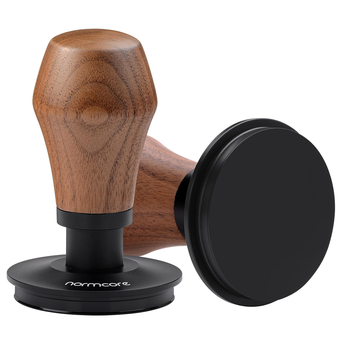 Normcore tamper with flat base promotes uniform contact and reduced channeling