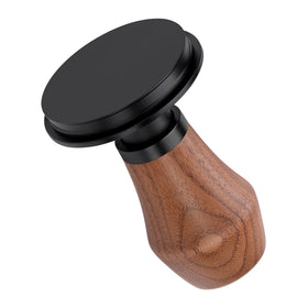 Normcore tamper featuring genuine walnut wood handle for ergonomic grip and easy maintenance