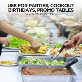 Set includes 12 pieces for a consistent party look with NORZEE tablecloths.
