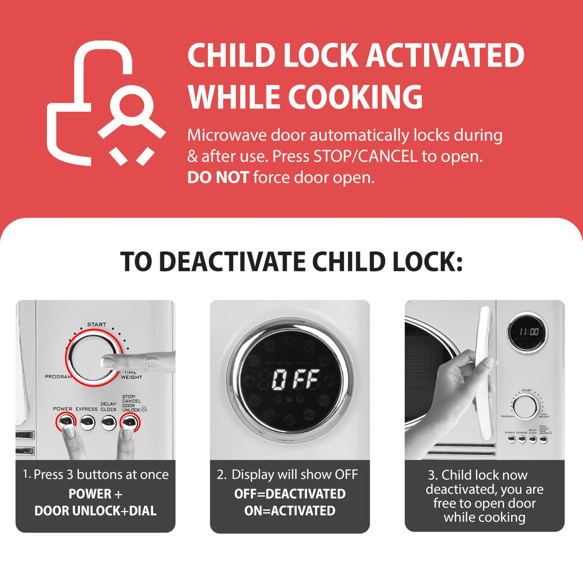 Nostalgia child lock feature enhances family-friendly safety