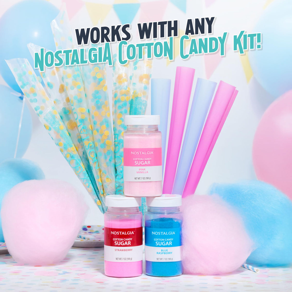 Nostalgia cotton candy maker extractor head compatible with kits
