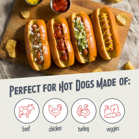 Nostalgia HDT600RETRORED mini tongs for safe handling of hot dogs