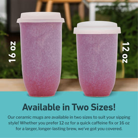 Nova Ceramics Astral Bloom mug with dishwasher-safe feature for easy cleaning.