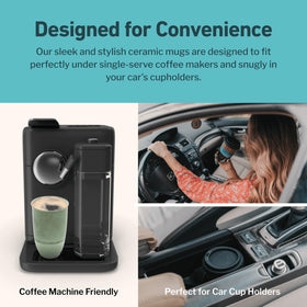 NOVA CERAMICS eco-friendly reusable mug reduces waste in daily routines