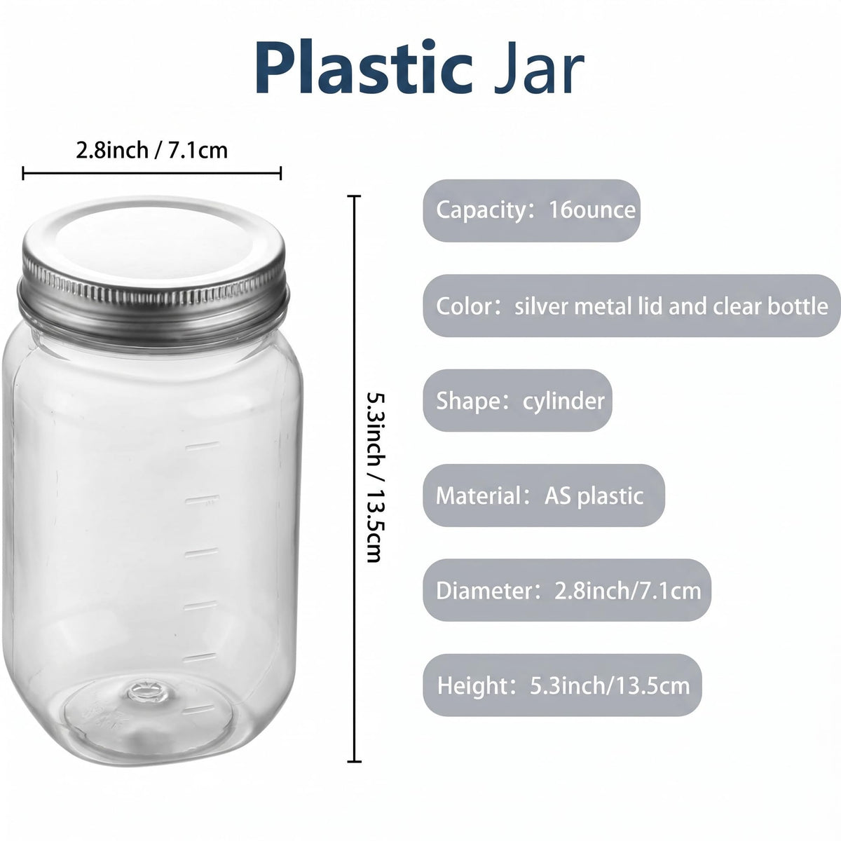 Close-up of Novelinks jar lid demonstrating secure leak-proof screw-on lid