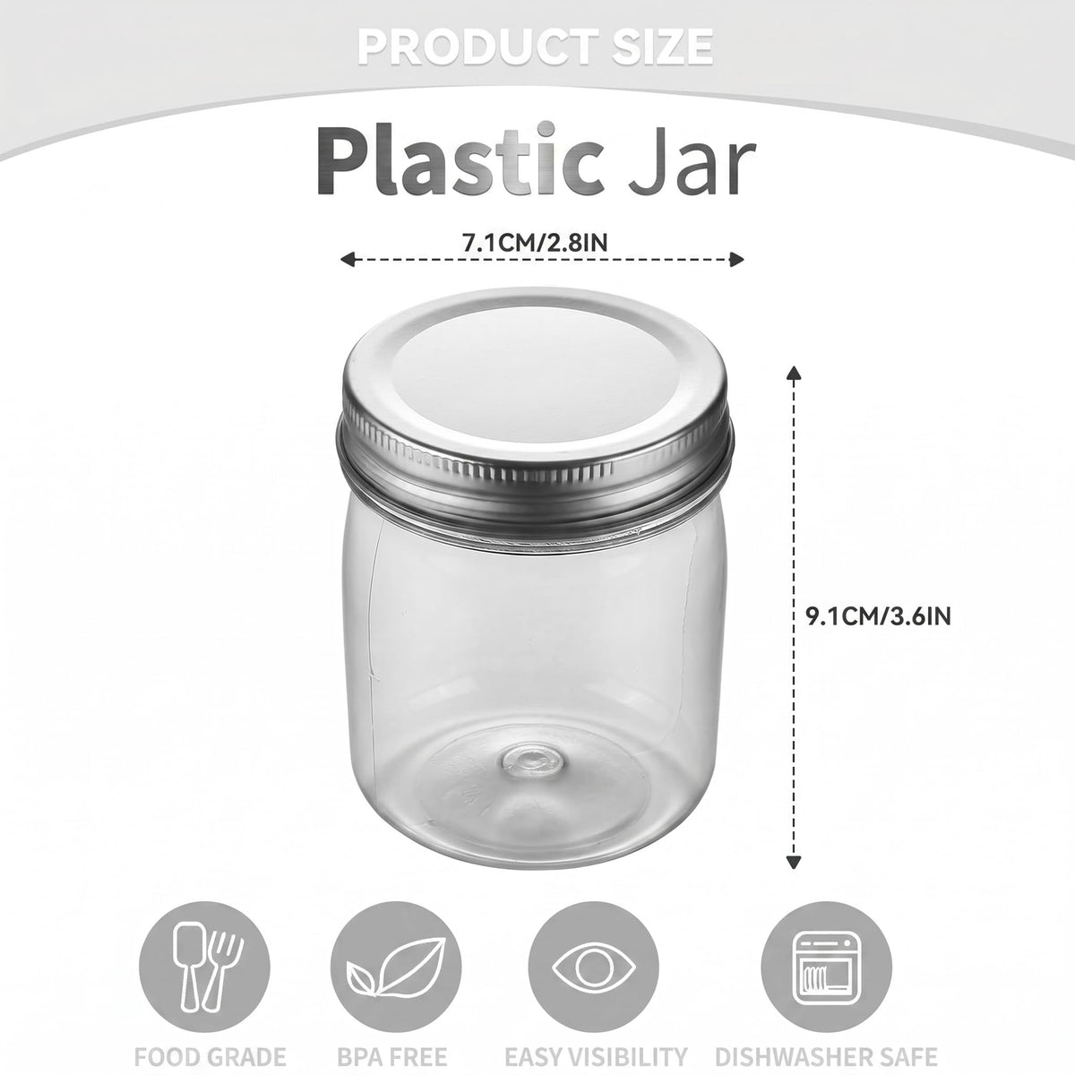 novelinks airtight screw-on lid keeps contents secure and spill-free during travel or storage