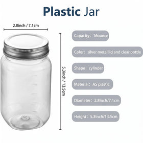 novelinks travel-friendly jar with lid designed for on-the-go storage and crafts.