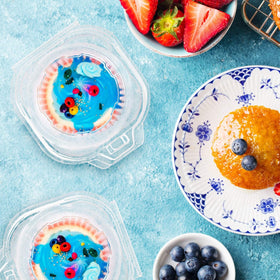 NPLUX compact packaging ideal for muffins and cookies ready for transport.