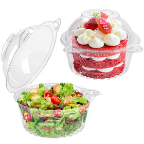 NPLUX deep dome cupcake container showcases treats securely.