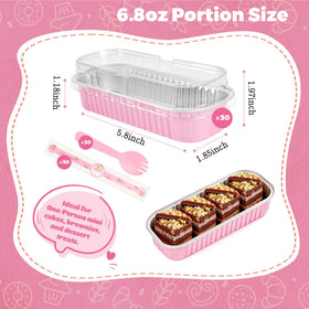 NPLUX mini cheesecake containers with lids for gifts or tastings.
