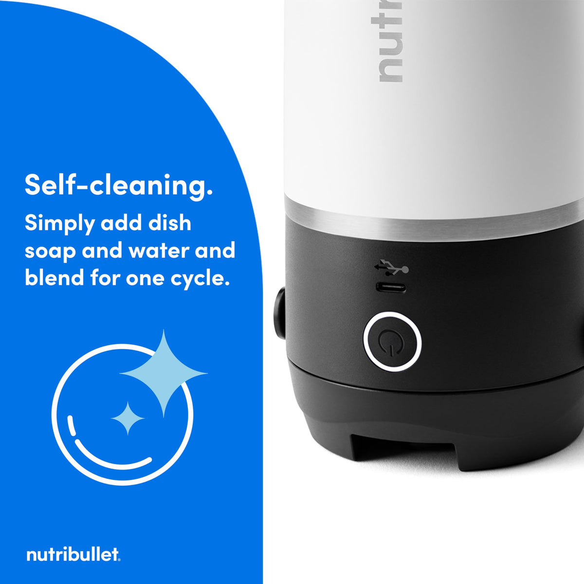 NutriBullet Flip travel-friendly size fits bags and small kitchens.