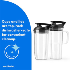 NutriBullet NB50500 Ultra assembled set with blades, cups, lids showing versatility.