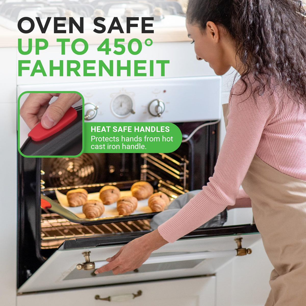 NutriChef nonstick coating enables effortless release and cleanup
