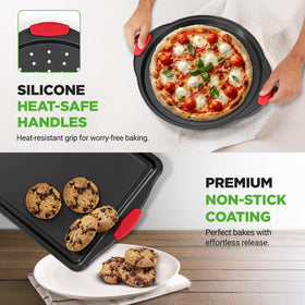 NutriChef nonstick loaf pan for precise baking and easy removal
