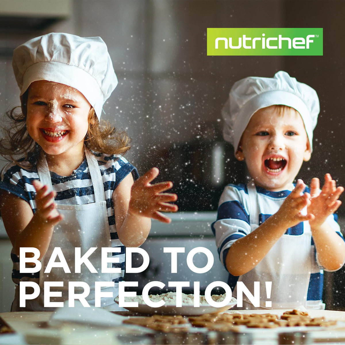 NutriChef oven-safe bakeware up to 446°F for versatile cooking