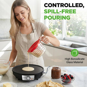 NutriChef borosilicate glass for oven and freezer use, odor and stain resistant
