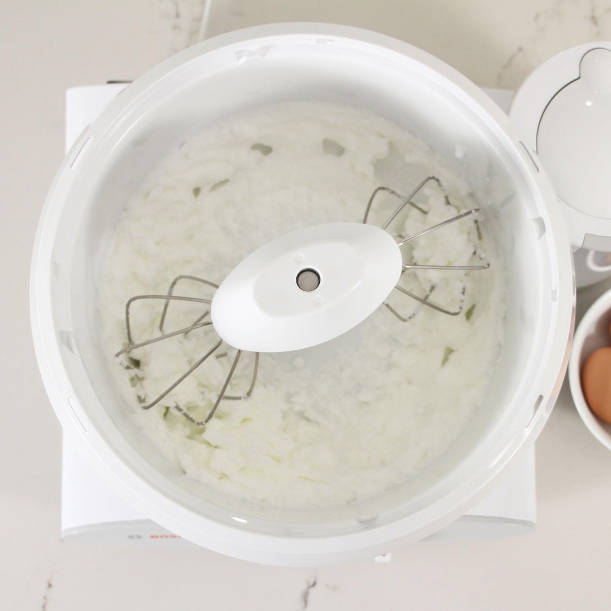 Nutrimill Bosch Universal Plus stand mixer suitable for large batch cookies.