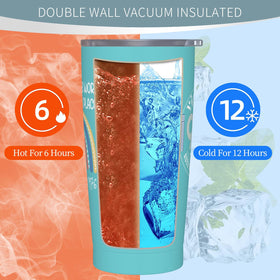 NVFCC Car-cup-holder compatible tumbler, ideal for on-the-go sipping.