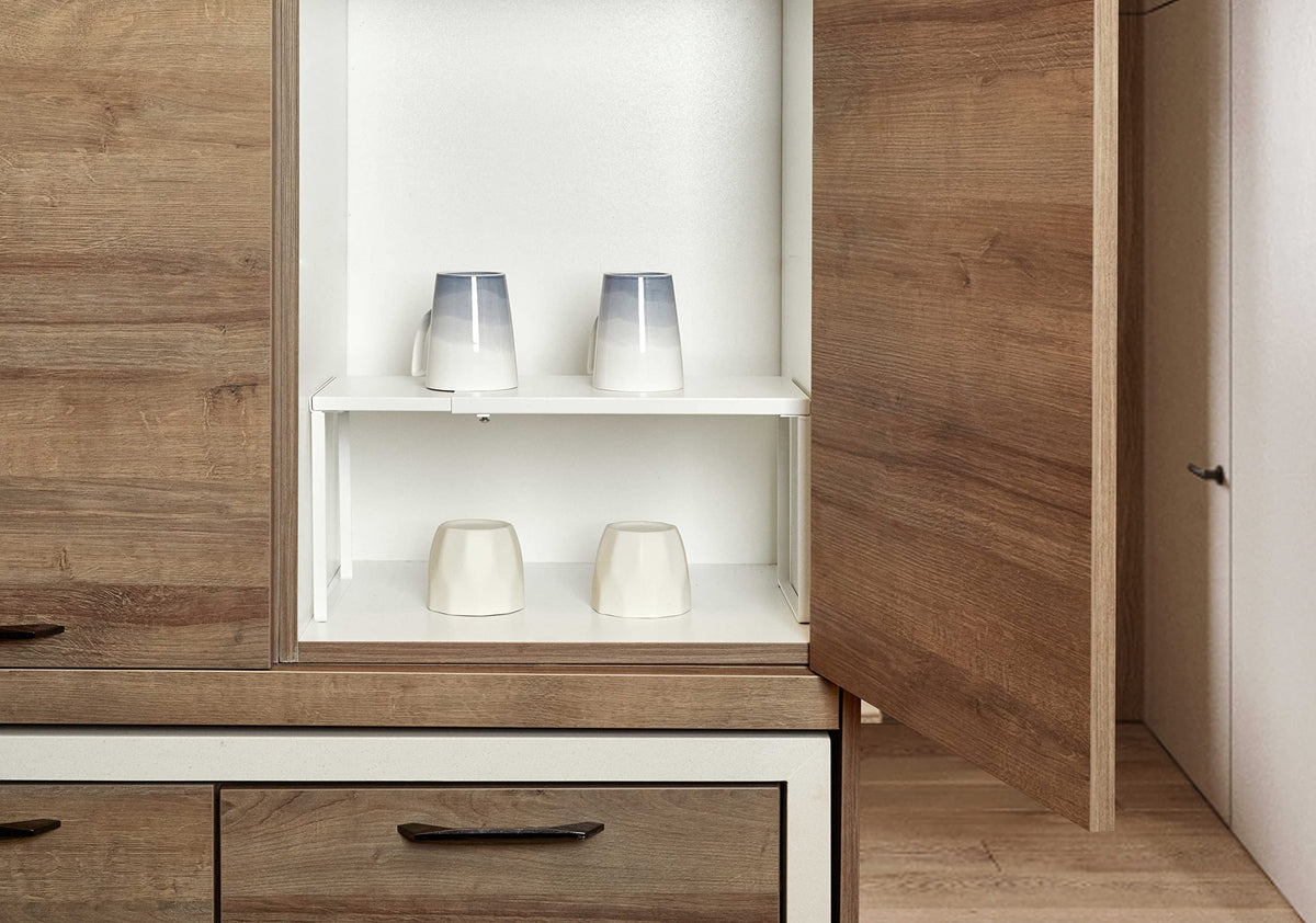 Nxconsu cabinet shelf edge-free top emphasizes maximum surface usable space.