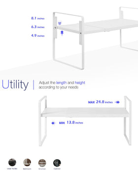 Nxconsu cabinet shelf middle support rod maintains balance