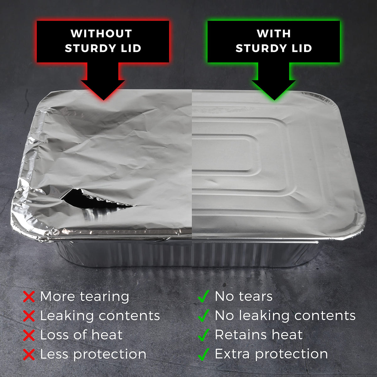 NYHI camping-friendly aluminum tray for grilling and transport