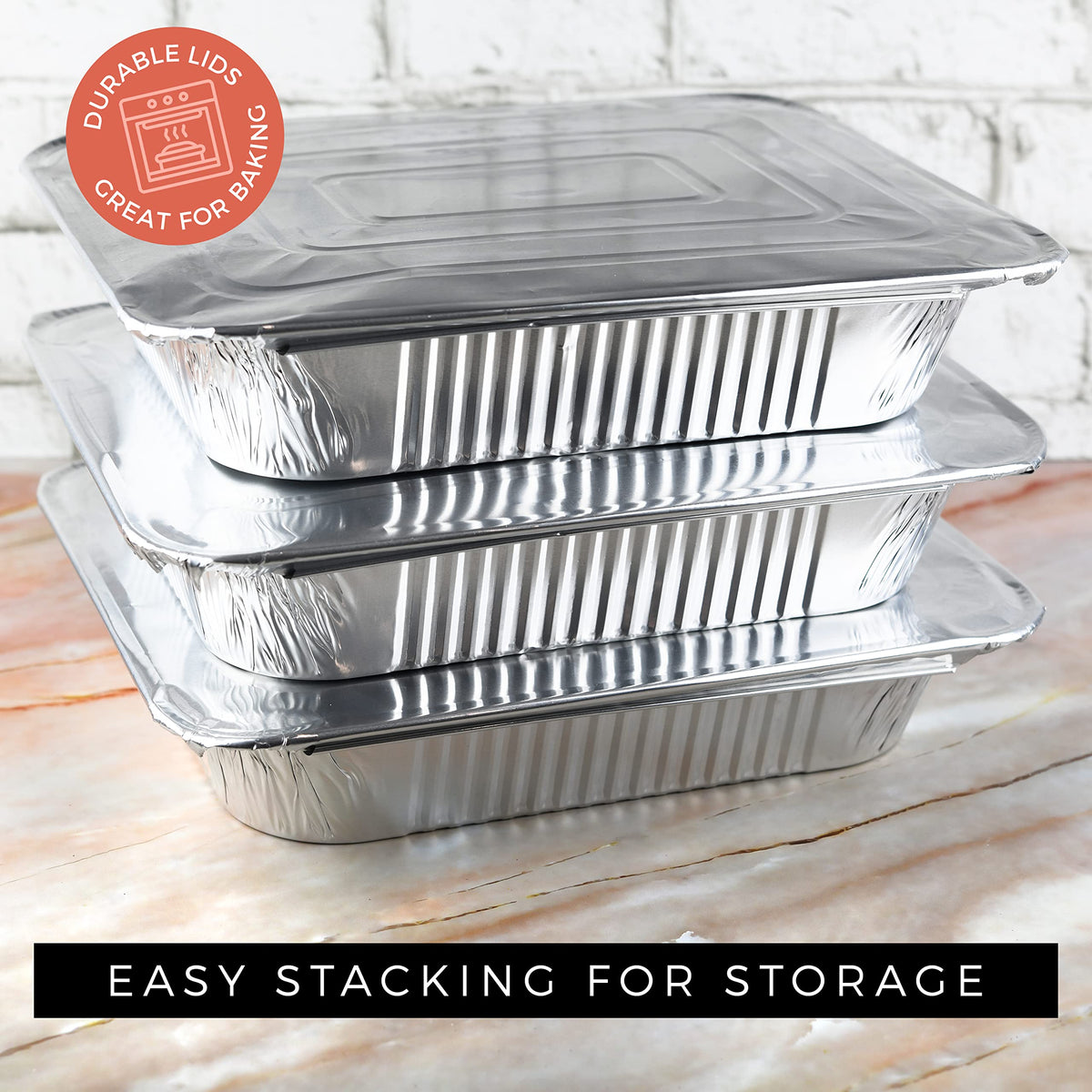 NYHI even-heat distribution pans ensure consistent cooking results.