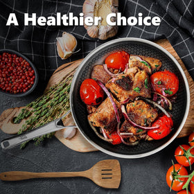 OATOFP 10-inch nonstick frying pan featuring even heat distribution